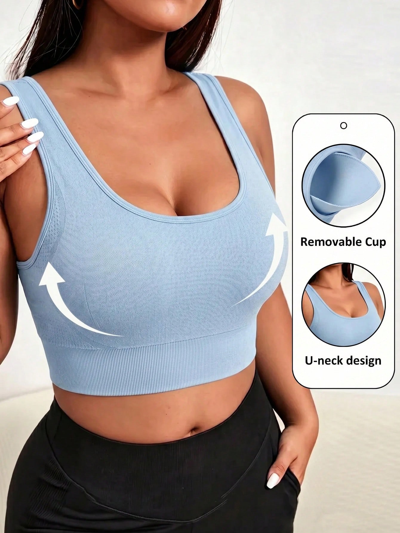 Soutien-gorge de sport sans co - Push Up Bra Padded avis et prix